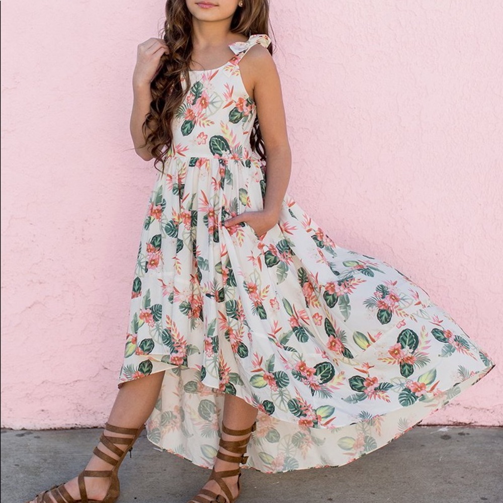 High low maxi dress